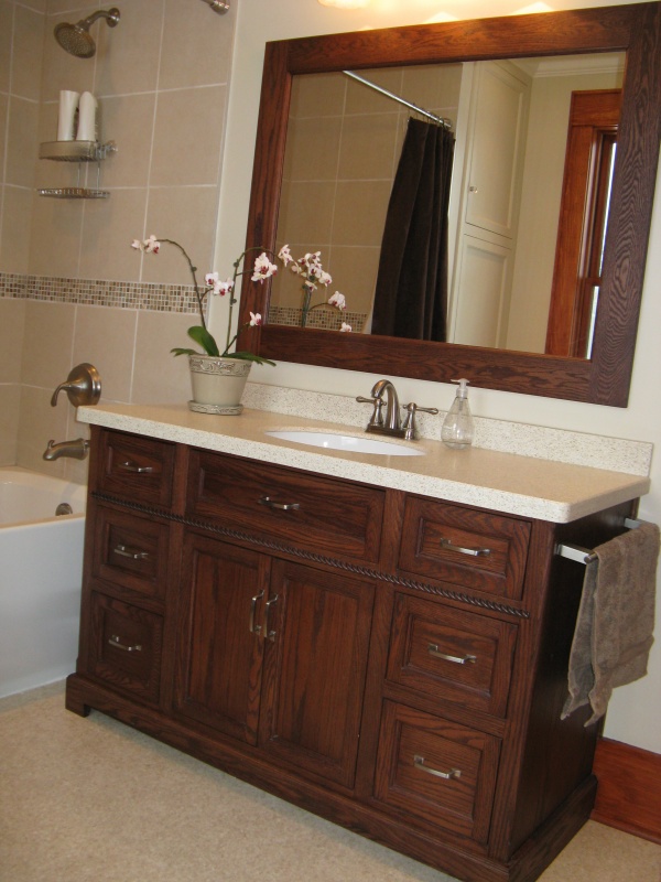 birds eye maple bathroom cabinet
