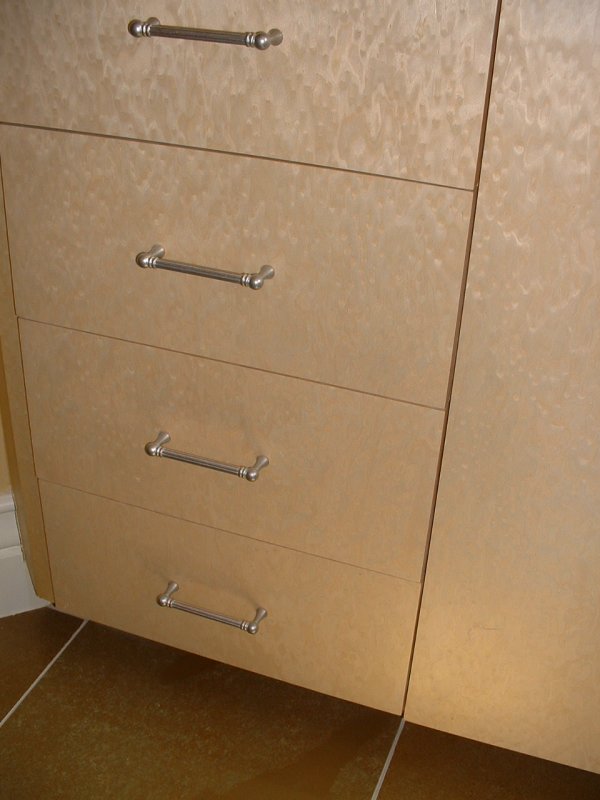 modern maple vanity