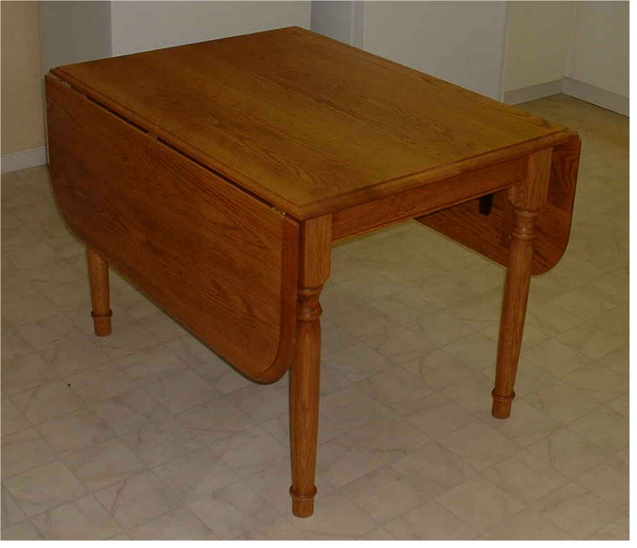 oak drop leaf table