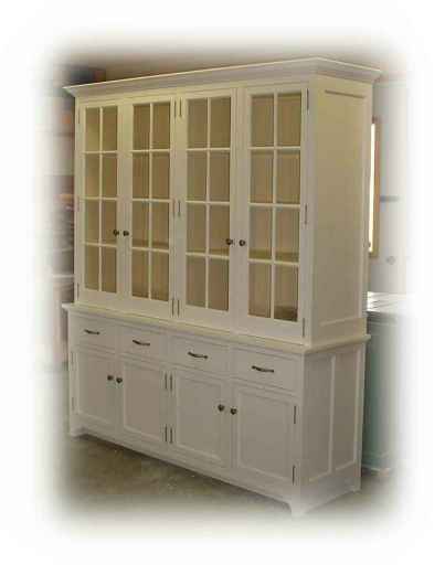 white hutch & bufffet