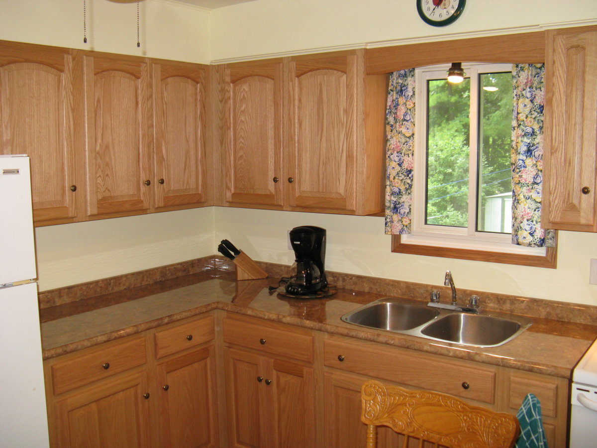 oak kitchen