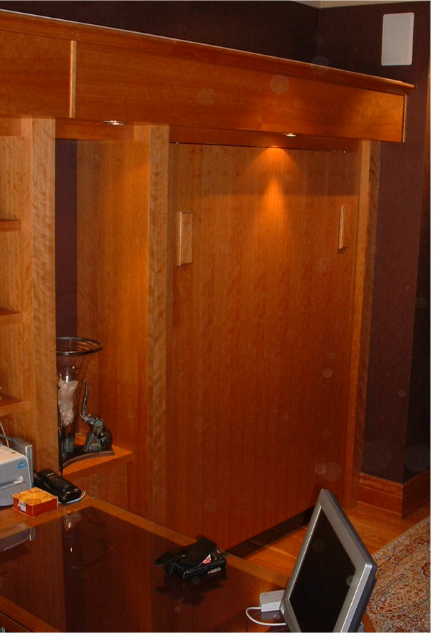 Modern cherry desk