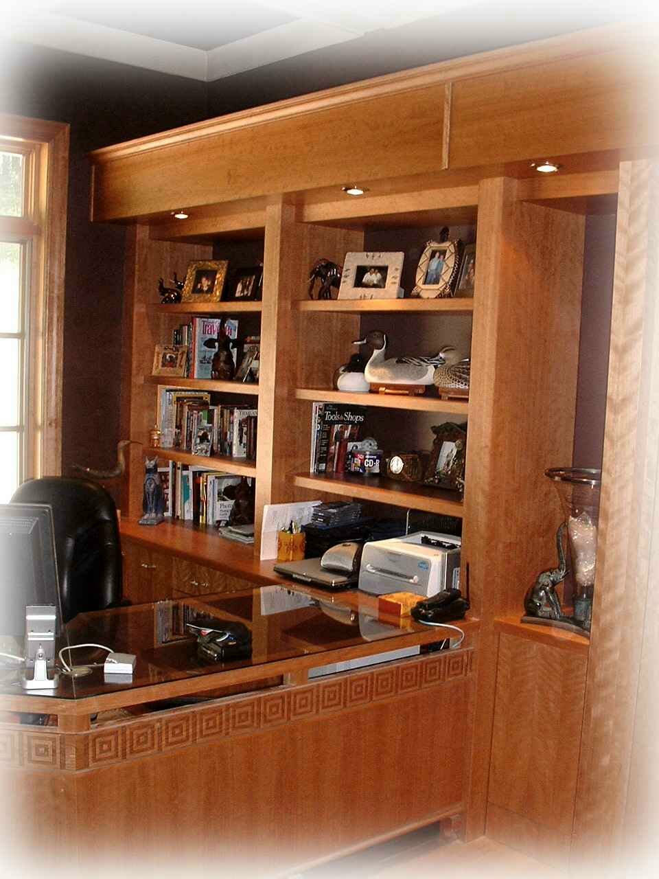 Modern cherry desk