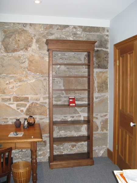 hickory book case