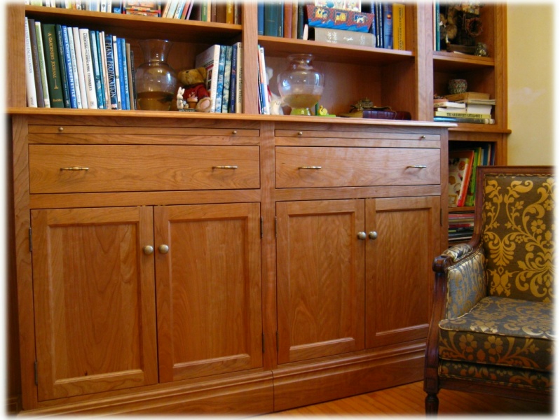 cherry book case