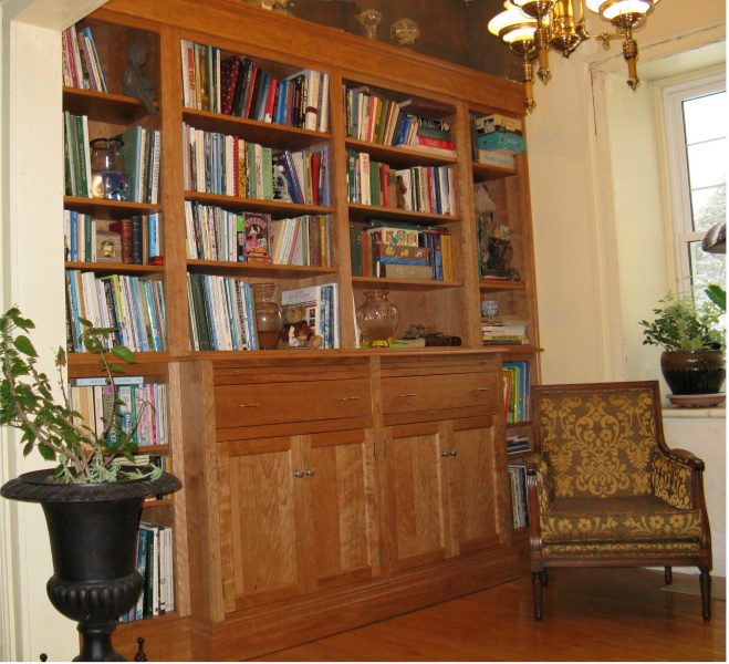 cherry book case
