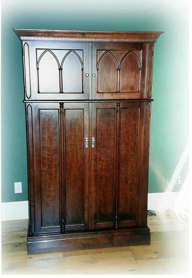 cherry storage cabinet