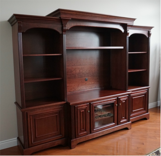 Black wall unit