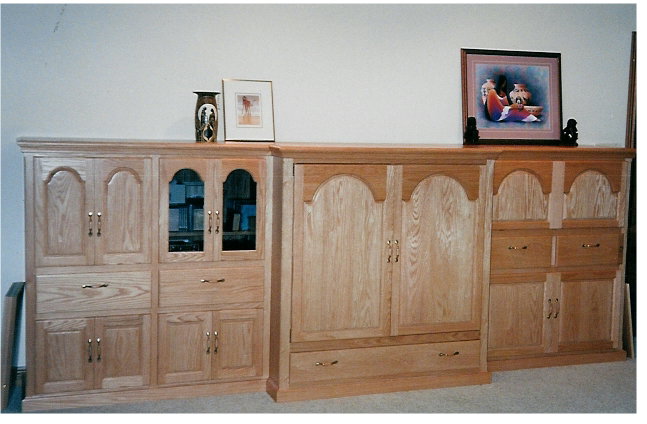 oak entertainment center