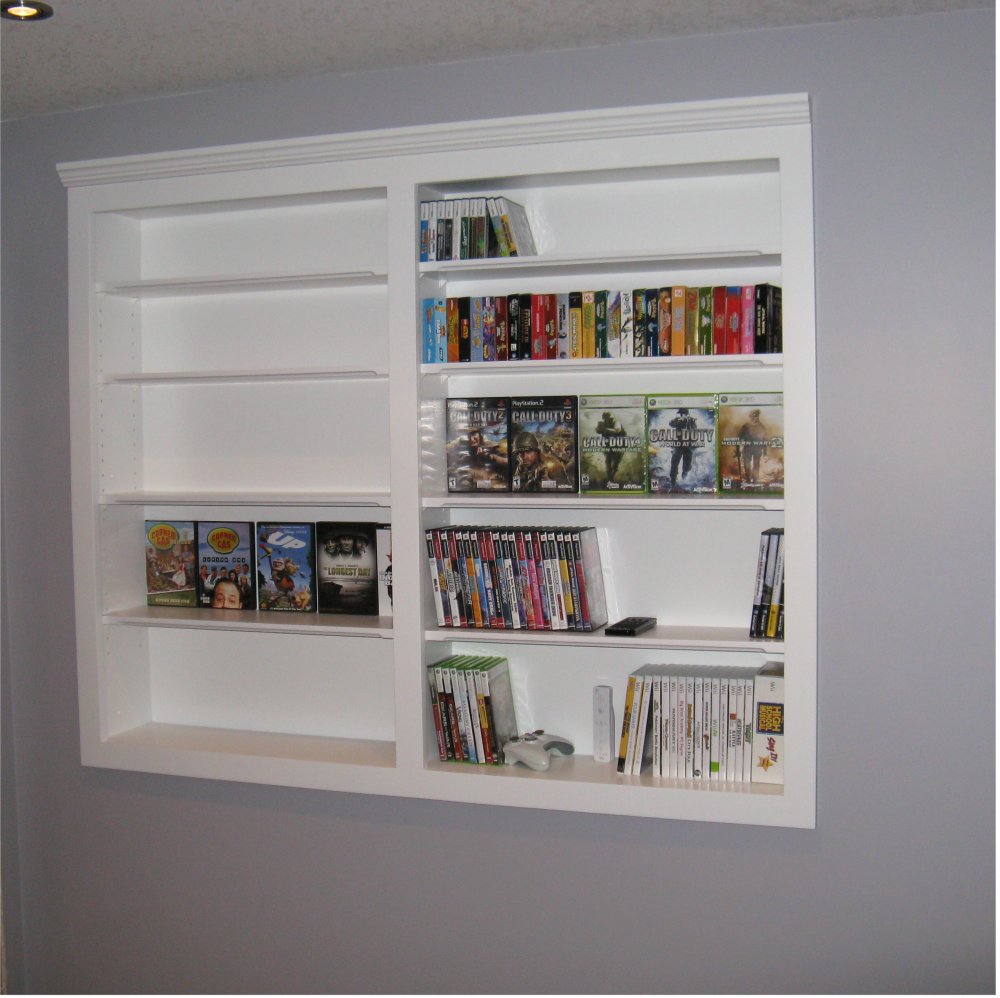 White video cabinet